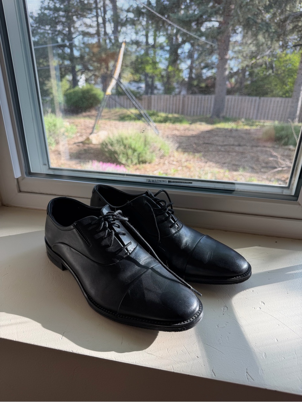 Kenneth Cole TRISTIAN LACE UP LASER OXFORD DRESS SHOES US 8